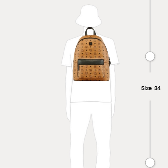 Authentic MCM LEATHER CLASSIC BAGPACK. - Picture 8 of 9